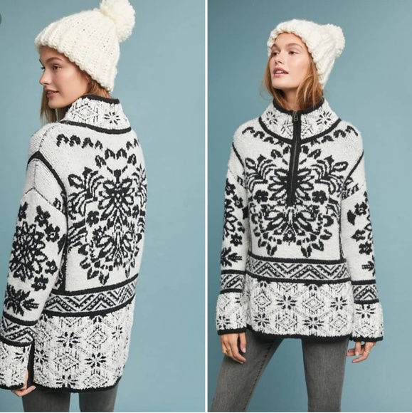 Anthropologie Sweaters - MOTH for Anthropologie | Alaskan Half-Zip Sweater